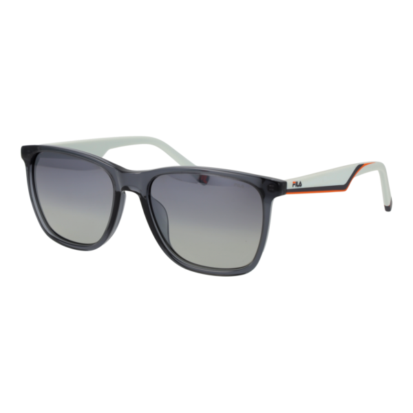 Fila Quadrat Sonnenbrille SFI461 564ALP in Grau – 45° Seitenansicht