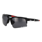 Fila Monoscheibe Sonnenbrille SFI515 67U28G in Schwarz – 45° Seitenansicht