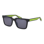 Fila Quadrat Sonnenbrille SFI526 52AAUX in Schwarz – 45° Seitenansicht