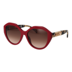 Tous Geometric Sonnenbrille STOB90 5508LA in Burgunder – 45° Seitenansicht