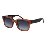 Lozza Rechteck Sonnenbrille SL4338 5206ME in Braun – 45° Seitenansicht