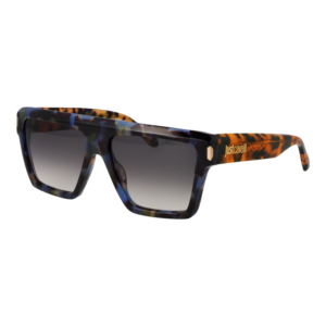 Just Cavalli Quadrat Sonnenbrille SJC032 5709UV in Mehrfarbig – 45° Seitenansicht