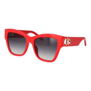 Just Cavalli Schmetterling Sonnenbrille SJC037 5406XX in Rot – 45° Seitenansicht