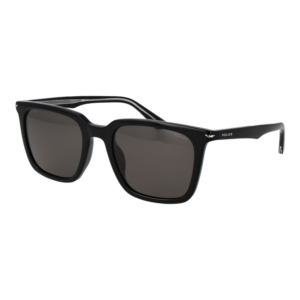 Police Quadrat Sonnenbrille SPLL80 54700P in Schwarz – 45° Seitenansicht
