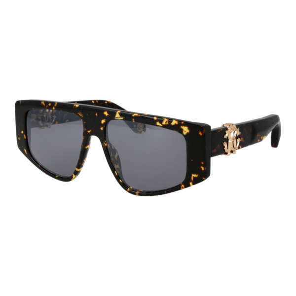 Roberto Cavalli Monoscheibe Sonnenbrille SRC038M 564APX in Havanna – 45° Seitenansicht