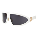 Roberto Cavalli Monoscheibe Sonnenbrille SRC042 7904AO in Weiß – 45° Seitenansicht