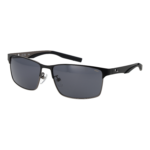 Fila Rechteck Sonnenbrille SFI723 5908GF in Schwarz – 45° Seitenansicht