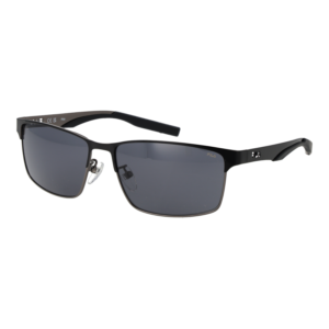 Fila Rechteck Sonnenbrille SFI723 5908GF in Schwarz – 45° Seitenansicht