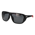 Fila Quadrat Sonnenbrille SFI722 630U28 in Schwarz – 45° Seitenansicht