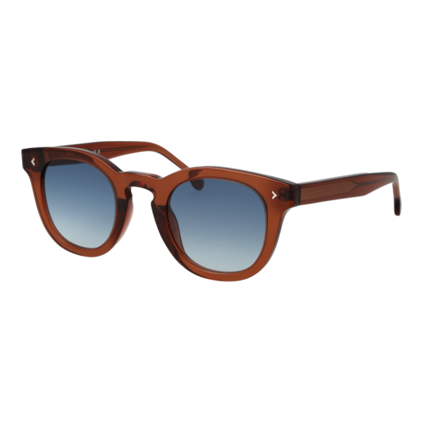 Lozza Panto Sonnenbrille SL4360 49732Y in Braun – 45° Seitenansicht