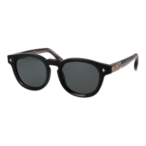 Lozza Panto Sonnenbrille SL4357M 52700P in Schwarz – 45° Seitenansicht