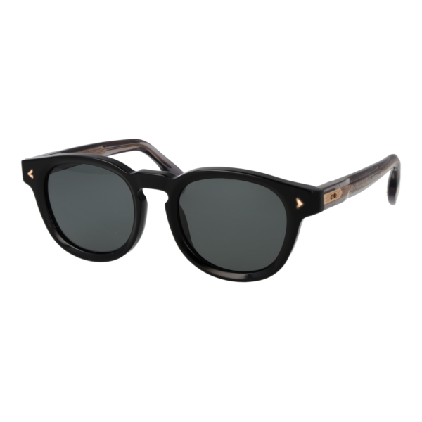 Lozza Panto Sonnenbrille SL4357M 52700P in Schwarz – 45° Seitenansicht