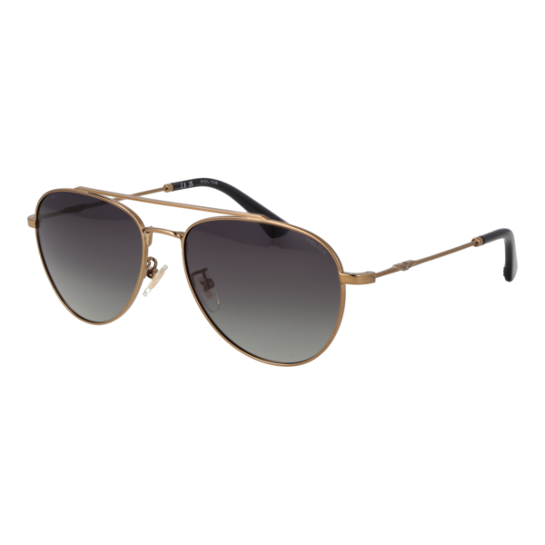 Police Pilotenbrille Sonnenbrille SPLP20E 578FFP in Gold – 45° Seitenansicht