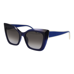 Tous Katzenaugen Sonnenbrille STOC36V 5306NA in Blau – 45° Seitenansicht