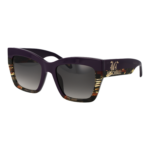 Just Cavalli Quadrat Sonnenbrille SJC102V 5309NU in Lila – 45° Seitenansicht