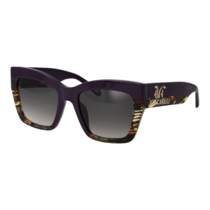 Just Cavalli Quadrat Sonnenbrille SJC102V 5309NU in Lila – 45° Seitenansicht
