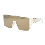 Just Cavalli Monoscheibe Sonnenbrille SJC112 99847X in Weiß – 45° Seitenansicht