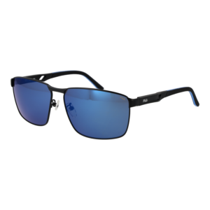Fila Rechteck Sonnenbrille SFIA08 63531B in Schwarz – 45° Seitenansicht