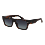 Police Rechteck Sonnenbrille SPLQ87 540C10 in Havanna – 45° Seitenansicht