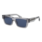 Police Rechteck Sonnenbrille SPLQ87E 5404G0 in Grau – 45° Seitenansicht