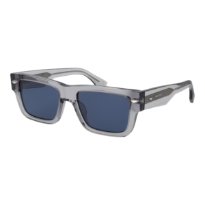 Police Rechteck Sonnenbrille SPLQ87E 5404G0 in Grau – 45° Seitenansicht