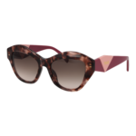 Tous Rechteck Sonnenbrille STOC77 530XAP in Braun – 45° Seitenansicht