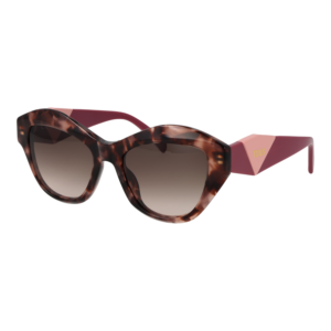Tous Rechteck Sonnenbrille STOC77 530XAP in Braun – 45° Seitenansicht