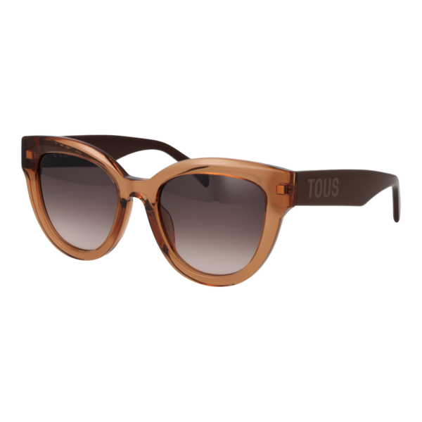 Tous Schmetterling Sonnenbrille STOC80 5309MK in Braun – 45° Seitenansicht