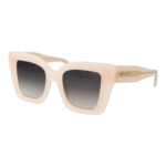 Just Cavalli Quadrat Sonnenbrille SJC142 5109XL in Beige – 45° Seitenansicht