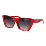 Just Cavalli Katzenaugen Sonnenbrille SJC146 5806XX in Rot – 45° Seitenansicht