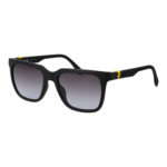Police Quadrat Sonnenbrille SPLN34N 540U28 in Schwarz – 45° Seitenansicht