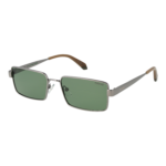 Polaroid Rechteck Sonnenbrille PLD 6255/S/X 566LBUC in Gunmetal – 45° Seitenansicht