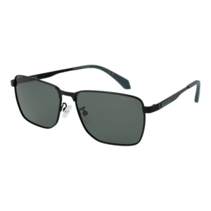 Polaroid Rechteck Sonnenbrille PLD 2171/G/S/X 58124UC in Schwarz – 45° Seitenansicht