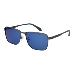 Polaroid Rechteck Sonnenbrille PLD 2171/G/S/X 58V6D5X in Gunmetal – 45° Seitenansicht