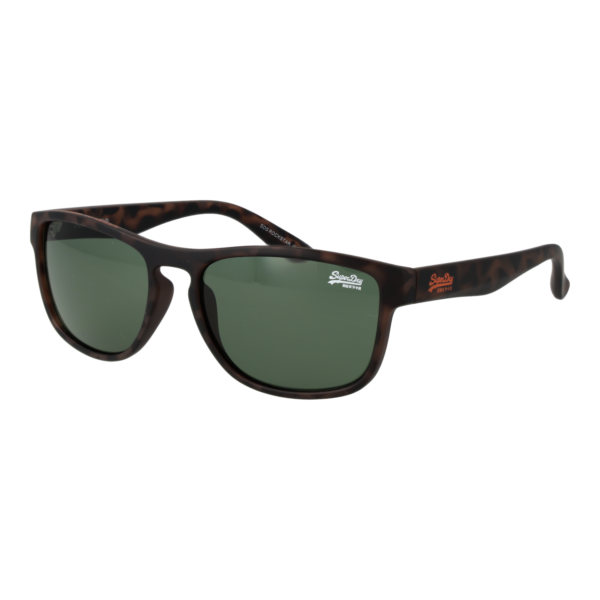Superdry Trapez Sonnenbrille SDS Rockstar 54122 in Braun – 45° Seitenansicht