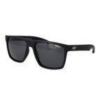O'Neill Quadrat Sonnenbrille ONS HARL 57127P in Schwarz – 45° Seitenansicht