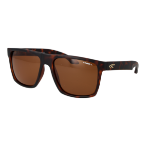 O'Neill Quadrat Sonnenbrille ONS HARL 57102P in Braun – 45° Seitenansicht