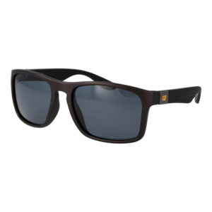Caterpillar Quadrat Sonnenbrille CTS YARD 58108P in Schwarz – 45° Seitenansicht