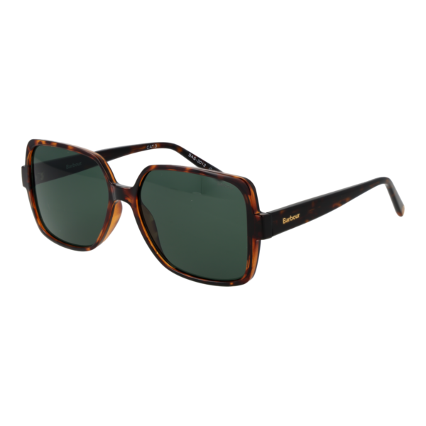 Barbour Quadrat Sonnenbrille BAS 3012 56102 in Havanna – 45° Seitenansicht