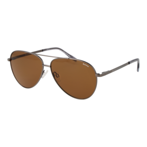 Barbour Pilotenbrille Sonnenbrille BAS 3021 61205 in Gunmetal – 45° Seitenansicht