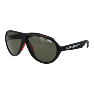 Superdry Pilotenbrille Sonnenbrille SDS Downtown 58127 in Schwarz – 45° Seitenansicht