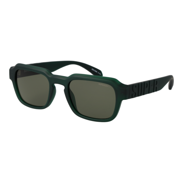 Superdry Sonnenbrille SDS 5060 51154 – 45° Seitenansicht Superdry Rechteck Sonnenbrille SDS 5060 51154 in Grün – 45° Seitenansicht