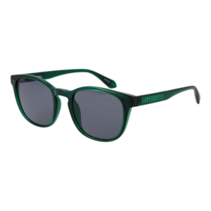 Superdry Quadrat Sonnenbrille SDS 5062 51107 in Grün – 45° Seitenansicht