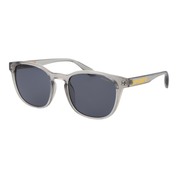 Superdry Panto Sonnenbrille SDS 5062 51113 in Grau – 45° Seitenansicht