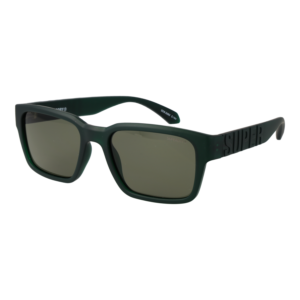 Superdry Rechteck Sonnenbrille SDS 5063 55154 in Grün – 45° Seitenansicht
