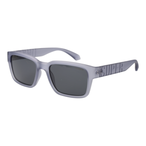 Superdry Rechteck Sonnenbrille SDS 5063 55165 in Grau – 45° Seitenansicht