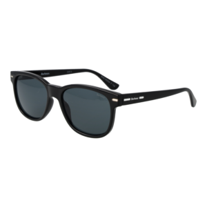 Barbour Quadrat Sonnenbrille BAS 3025 55104 in Schwarz – 45° Seitenansicht