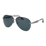 Trussardi Pilotenbrille Sonnenbrille TSM3004 64T01 in Gunmetal – 45° Seitenansicht