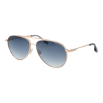 Trussardi Pilotenbrille Sonnenbrille TSM3015 6204A in Gold – 45° Seitenansicht