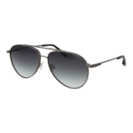 Trussardi Pilotenbrille Sonnenbrille TSM3015 6202B in Gunmetal – 45° Seitenansicht